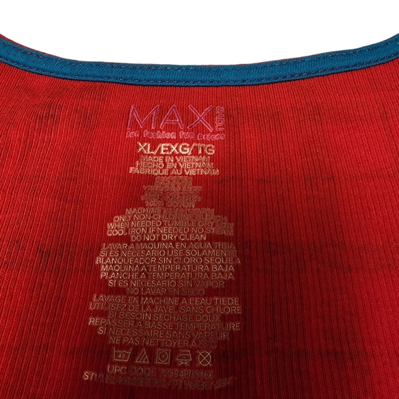 Max Rave Red Plaid Racerback Tank Top - Picture 8 of 8